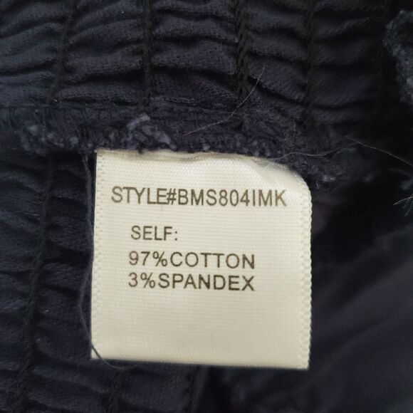 NEW! 4SI3NNA Lea Smocked Peplum Mini Skirt in Navy - Picture 7 of 16